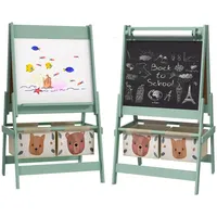 Aiyaplay Kindertafel, 3 in 1 Doppelseitige Whiteboard Kreidetafel, Standtafel