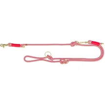 Trixie Soft Rope, L-XL, 2 m /13 mm, rot - verstellbare Hundeleine für große Hunde aus gewebtem Tau, 3-Fach längenverstellbar - 1985303