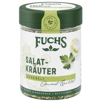 Fuchs Gewürze - Salatkräuter gerebelt - zum Verfeinern von Salatdressings, Gemüsepfannen oder Frischkäse - natürliche Zutaten - 20 g in wiederverwendbarer, recyclebarer Dose