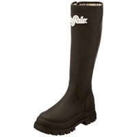 Buffalo Damen Aspha Rain Hi Mode Stiefel, Schwarz, 39 EU - 39 EU