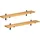 Homcom Wandregal 2er-Set Schweberegal Holzregal Wandboard, Regalbrett, Wandbrett