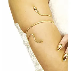 Ägyptisches Schlangen Armband Gold