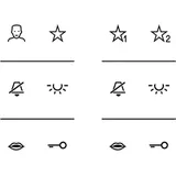 Jung Beschriftungsfolie SI AV 6 LS