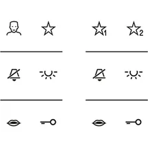Jung Beschriftungsfolie SI AV 6 LS