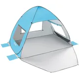 Pop-up Strandzelt Strandschirm Automatisch Sonnenschirm 3-4 Personen