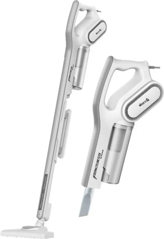 Deerma DX700, kabelgebundener 2-in-1 Handstaubsauger, 600 W Saugleistung, 15 kPa, 2,2 kg leichtes Gehäuse, 180° flexible, drehbare Bodenbürste, HEPA-Hochleistungsfilterung, beutellos & transparenter Staubbehälter, zeitlich begrenztes Angebot