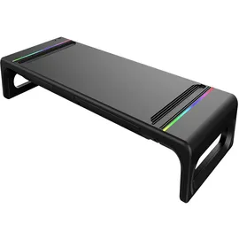 Antec CyberDeck RGB Laptop & Monitor Ständer, Notebook Ständer, schwarz