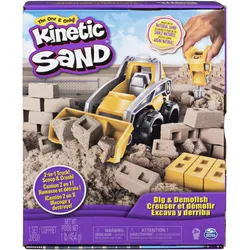 Spin Master Kinetic Sand Baustellen Set, Kinetischer Sand für Kinder, 3 Jahr(e),