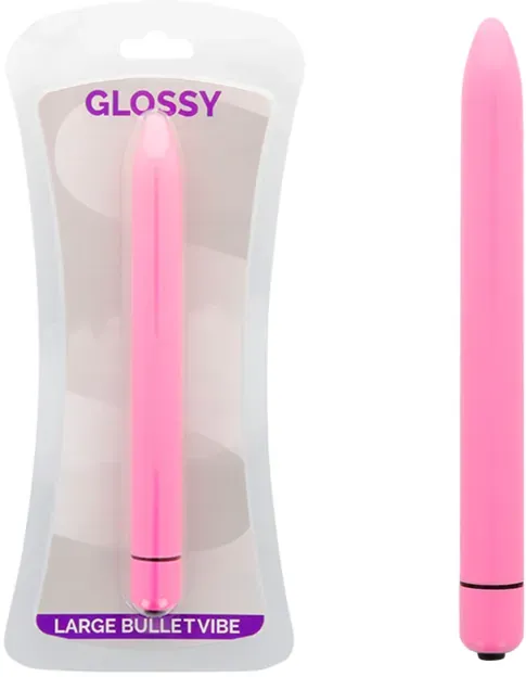 GLOSSY - SCHLANKER VIBRATOR DEEP ROSE