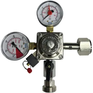 bietal® Hauptdruckminderer CO2 Druckminderer Druckregler 1-leitig 3 bar