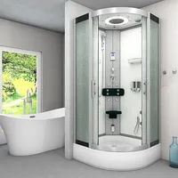 Duschkabine Dusche D58-60M0-EC Komplettdusche Fertigdusche 100x100 cm
