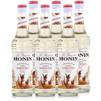 Monin Sirup Rohrzucker 700ml - Cocktails Milchshakes Kaffeesirup (6er Pack)