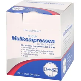PARAM Mullkompressen 5 x 5 cm 50 St.