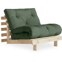 Karup Schlafcouch Baumwolle/Polyester 2-Sitzer Grün