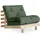Karup Schlafcouch Baumwolle/Polyester 2-Sitzer Grün
