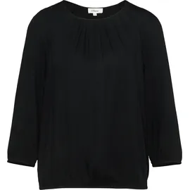 s.Oliver Strukturierte Viskose-Bluse mit Raff-Details - 38