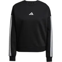 Adidas Essentials 3-Streifen Fleece Sweatshirt Black / White XS