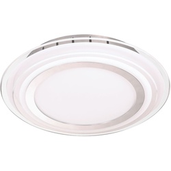 Design LED Decken Lampe Chrom Glas Ess Zimmer Strahler Flur Leuchte rund WOFI 9276.01.01.0300