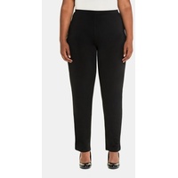 Ulla Popken große Größen Jerseyhose, Damen, schwarz 27/28, Polyester, Ulla Popken