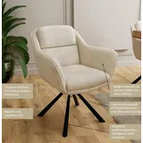 s-style möbel Carl Polsterstuhl Cord beige