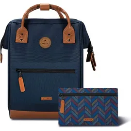 Cabaia Adventurer Essentials Backpack M Dunkelblau/Braun