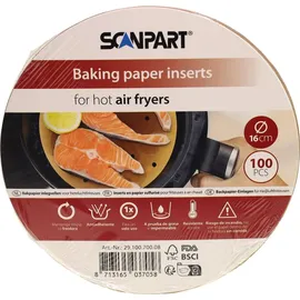 ScanPart 2910070008 Heißluftfritteusenpapier perf. Ø 16cm