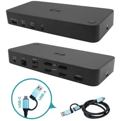 i-tec Docking Station USB 3.0 USB-C CATRIPLEDOCKPDPRO Power Delivery | Thunderbolt | 2x USB 3.0-Anschluss