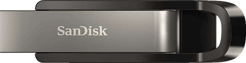 SANDISK Ultra Extreme Go USB-Stick, 64 GB, 400 MB/s, Schwarz/Grau