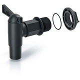 Prosperplast Zubehör für Wassertank – Wasserhahn CANTAP 2, Maße (mm) 150 x 40 x 160 cm, schwarz