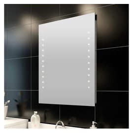 vidaXL Badspiegel mit LED-Leuchten 60×80 cm