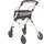 Servoprax Servocare Rollator Indoor und Outdoor mit Tasche schwarz