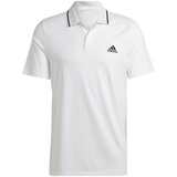 adidas Herren Polo Shirt (Short Sleeve) M Sl Pq Ps, White, IC9315, L