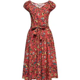 Queen Kerosin Sommerkleid Hawaii rot 36