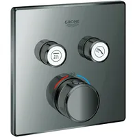 Grohe Grohtherm SmartControl Duschthermostat eckig für 2 Verbraucher Messing 29124A00