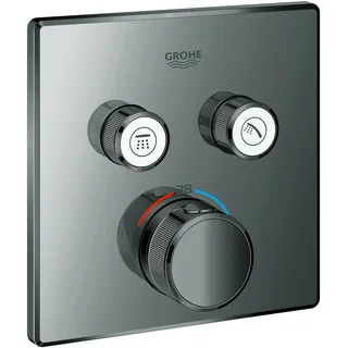 Grohe Grohtherm SmartControl Duschthermostat eckig für 2 Verbraucher Messing 29124A00