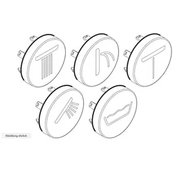 hansgrohe Symbol-Set Taste Push Select