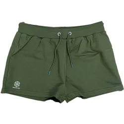 YOU DO YOU Damen Sport-Shorts Sweatpants kurze Baumwoll-Hose Fitness-Shorts Yoga-Mode 905091 Khaki - S