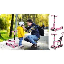 Ricokids Todi dreirädriger Tretroller - rosa