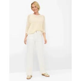 RAPHAELA by BRAX Style PEGGY FLARED ecru, denim cremeweiß, Gr. 36K
