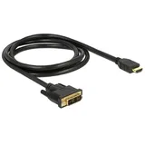 DeLock DVI-D Stecker > HDMI-A Stecker 1,5 m Schwarz