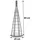 MCW DEKO-BAUM Silber 90 cm