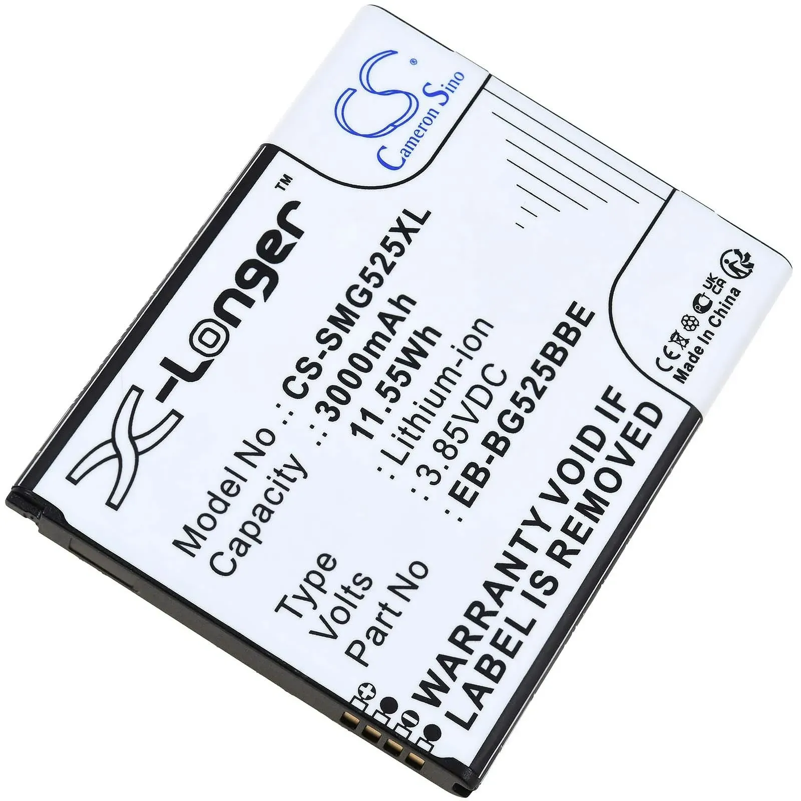 Powery Akku passend für Handy, Smartphone Samsung Galaxy XCover 5 2021, SM-G525F, Typ EB-BG525BBE