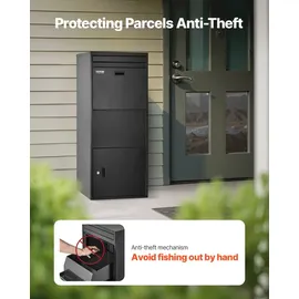 Vevor Paketbriefkasten schwarz