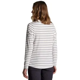 Craghoppers Nosilife Akona Langarm-T-Shirt Weiß/Blau 40