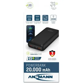 Ansmann PB320PD 20000 mAh schwarz