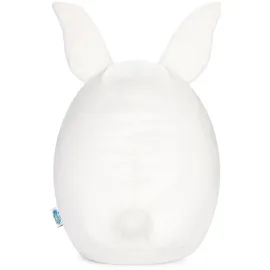 squishbrubies Hazel der Hase - 35 cm Kuscheltier - Superweiches Plüsch Stofftier zum Kuscheln, Verschenken und Sammeln - Weiß/Silber/Rosa