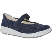 GANTER EVO Damen Ballerinas, Navy, 39 EU Weit