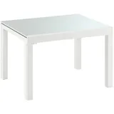 Webmarketpoint - Executive – Ausziehbarer Tisch (120/175/230/290/350 X 83 Cm) Aus Weißem Gehärtetem Glas