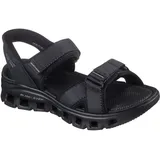 SKECHERS Herren Glide-Step Pro Sandal Salvoe, Black Textile/Pu, 42 EU