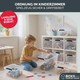 boxxivo Aufbewahrungsbox 39 x 26 x 58 cm 1-tlg. Transparent